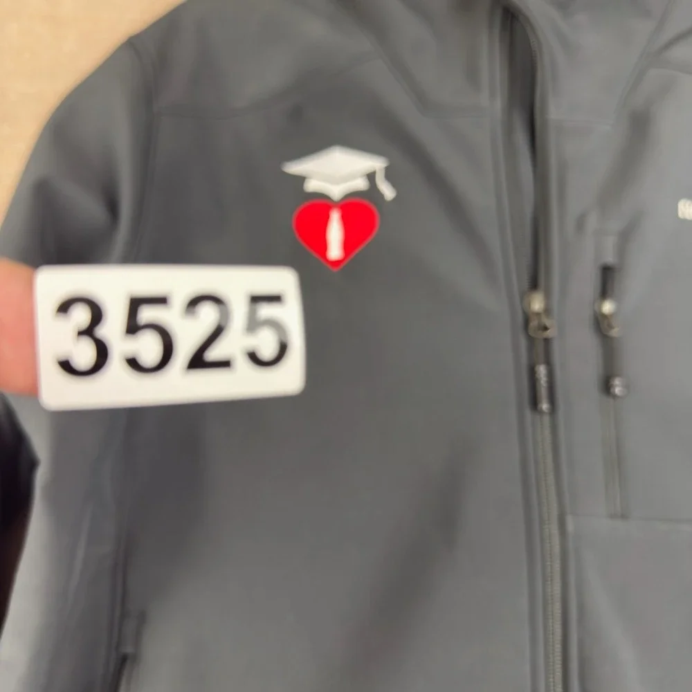The North Face Jacket Men L Black‎ Coca-Cola Heart Grad Logo WindWall Softshell